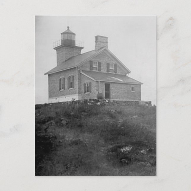 Leuchtturm für Kupferharben Postkarte (Vorderseite)