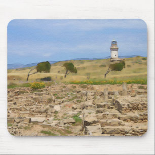 Leuchtturm für Wasserfarben Mousepad