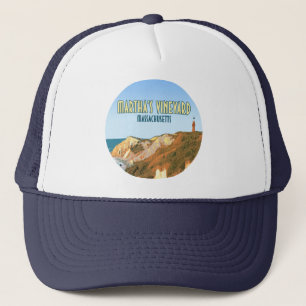 Leuchtturm Gay Head auf Martha’s Vineyard Massachu Truckerkappe