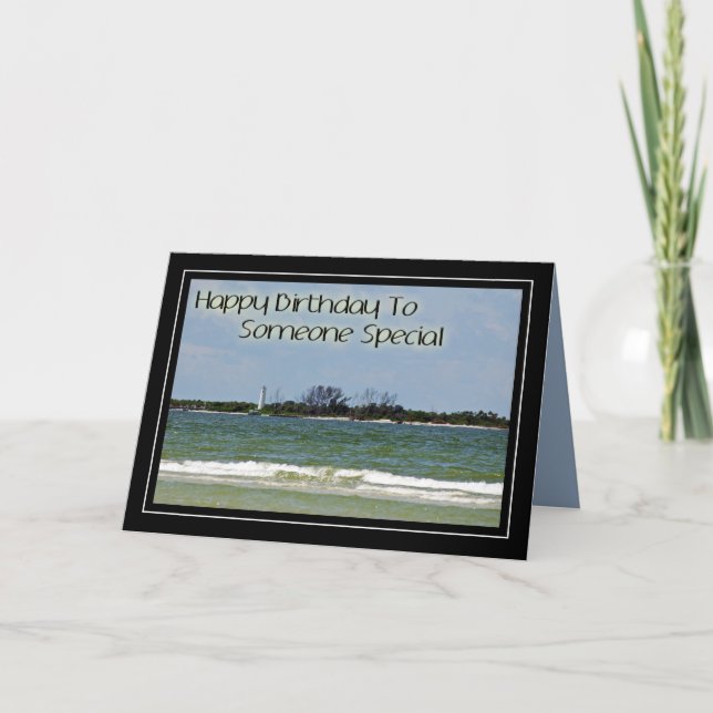 Leuchtturm Geburtskarte Karte (Vorderseite)