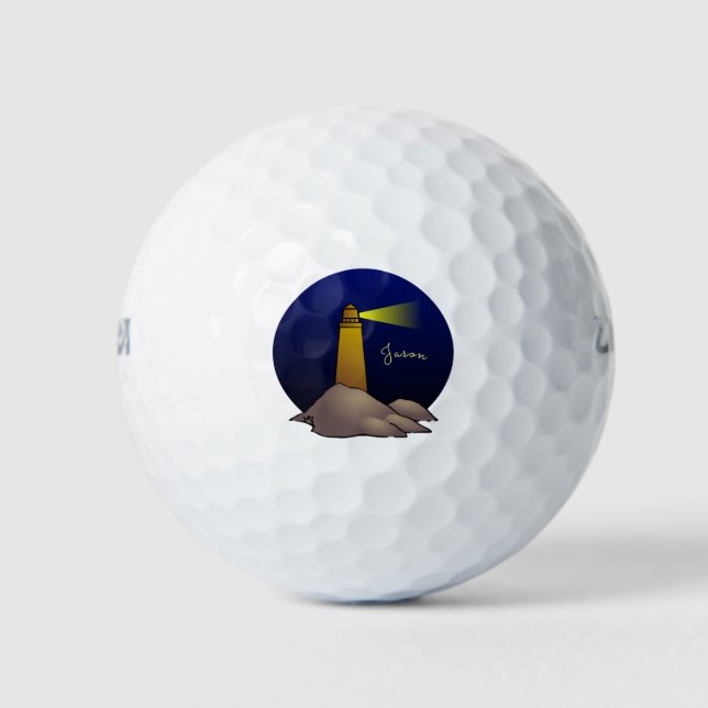 Leuchtturm Golfball (Vorderseite)