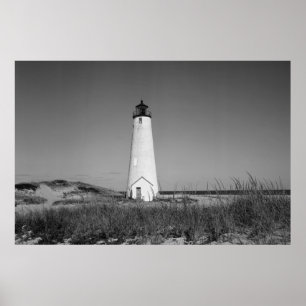 Leuchtturm Great Point Poster