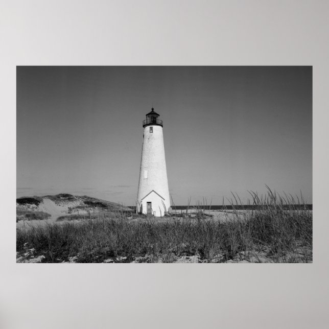 Leuchtturm Great Point Poster (Vorne)