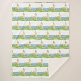 Leuchtturm Großer Sherpa Blanket Sherpadecke