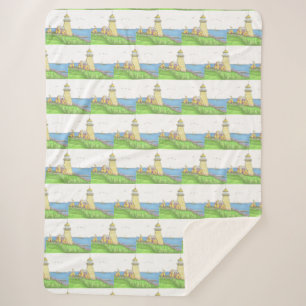 Leuchtturm Großer Sherpa Blanket Sherpadecke