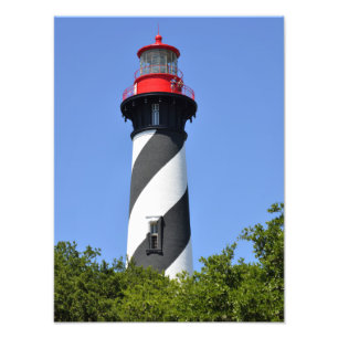 Leuchtturm historischen St Augustine, Florida Fotodruck