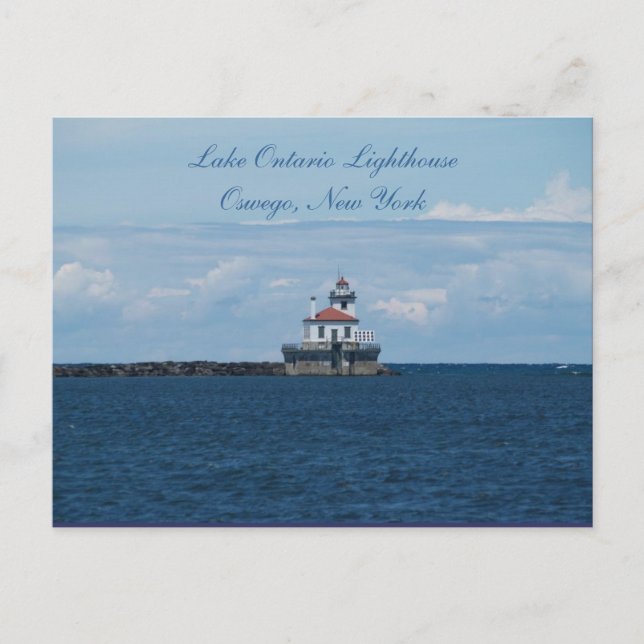 Leuchtturm im Ontariosee, Ontariosee Lighth.. Postkarte (Vorderseite)