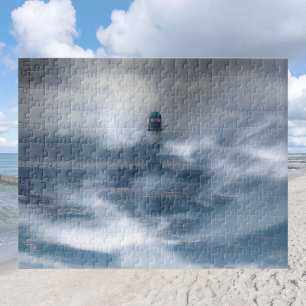 Leuchtturm im Sturm - Ostsee Puzzle