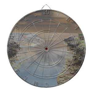 Leuchtturm in Cascais Portugal Dartscheibe