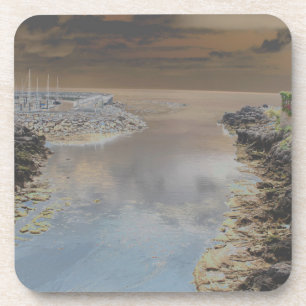 Leuchtturm in Cascais Portugal Untersetzer