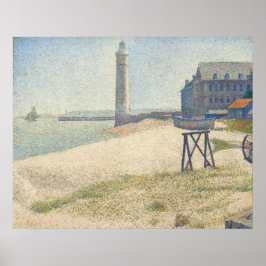 Leuchtturm in Honfleur - Georges Seurat Fine Art Poster
