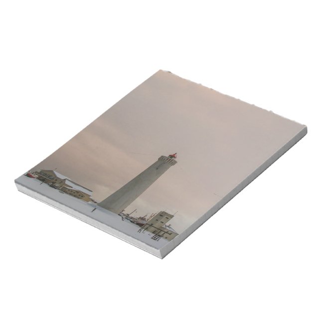 Leuchtturm in Island Notizblock (Rotiert)