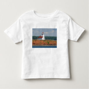 Leuchtturm in Nordumberland am Prinz Edward Kleinkind T-shirt