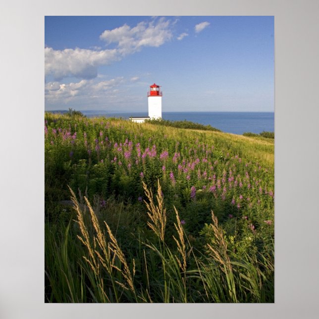 Leuchtturm in St. Martins, New Brunswick, 2 Poster (Vorne)