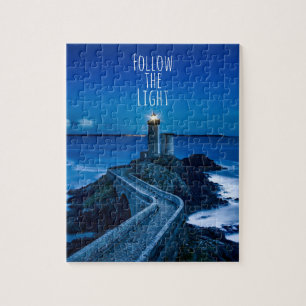 Leuchtturm in Twilight Puzzle
