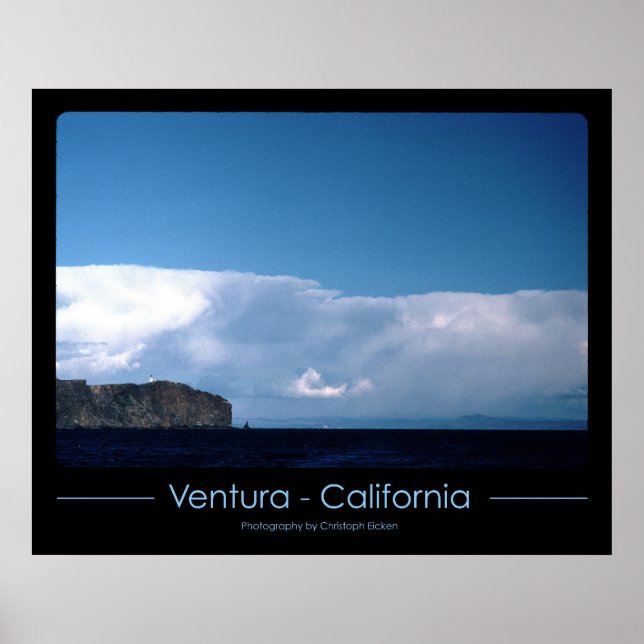 Leuchtturm in Ventura, Kalifornien Poster (Vorne)