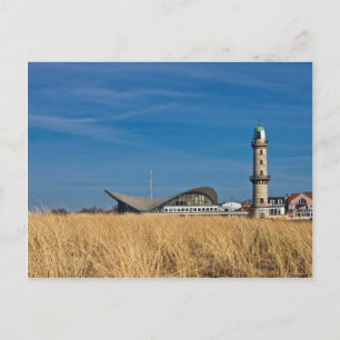 Leuchtturm in Warnemuende (Deutschland) Postkarte