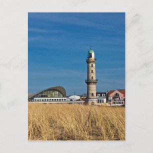 Leuchtturm in Warnemuende (Deutschland) Postkarte