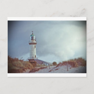 Leuchtturm in Warnemuende in Deutschland Postkarte