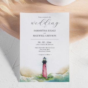 Leuchtturm individuelle Einladungen für Hochzeiten