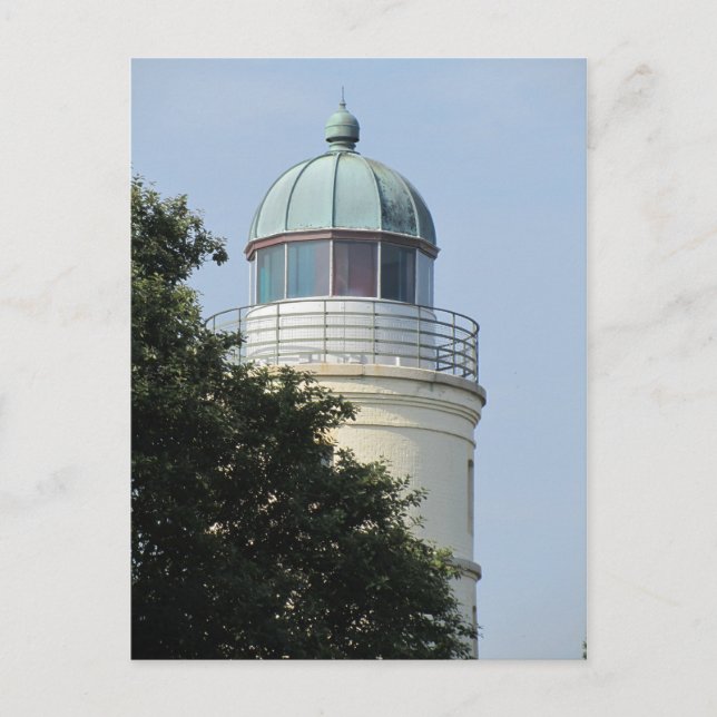 Leuchtturm Insel Kegnaes Postkarte (Vorderseite)