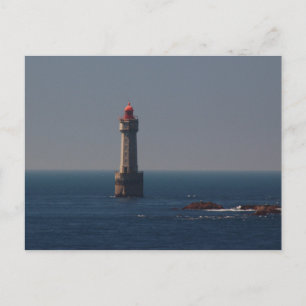 Leuchtturm (Jument Finistère France) Postkarte
