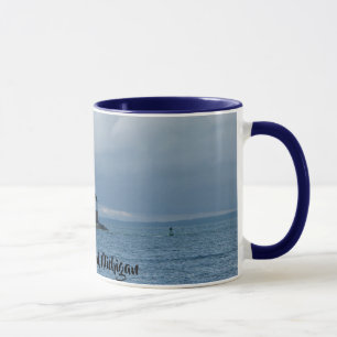 Leuchtturm-Kaffee-Tasse Mackinac Insel, Michigan Tasse