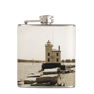 Leuchtturm Lake Erie Flachmann