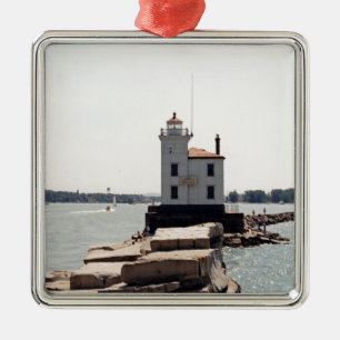 Leuchtturm Lake Erie Ornament Aus Metall