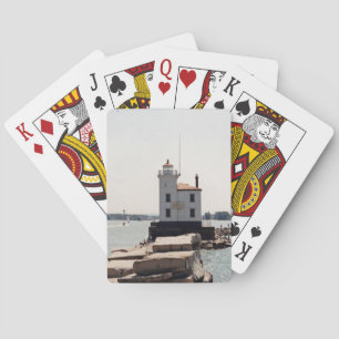 Leuchtturm Lake Erie Spielkarten