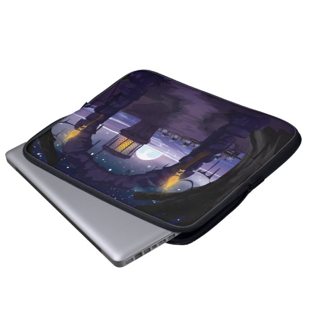 Leuchtturm Laptopschutzhülle (Vorne Knopf)