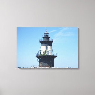 Leuchtturm Leinwanddruck