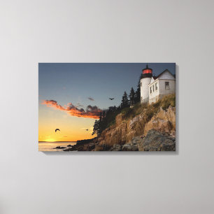 Leuchtturm Leinwanddruck