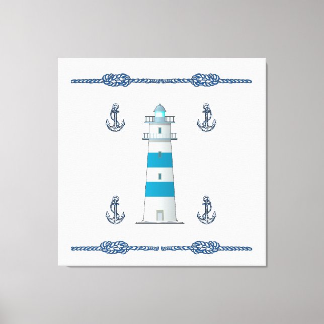 Leuchtturm Leinwanddruck (Vorderseite)