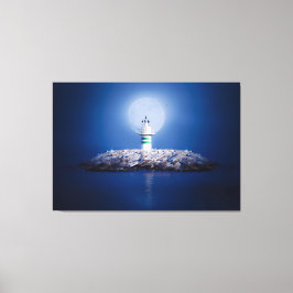 Leuchtturm Leinwanddruck