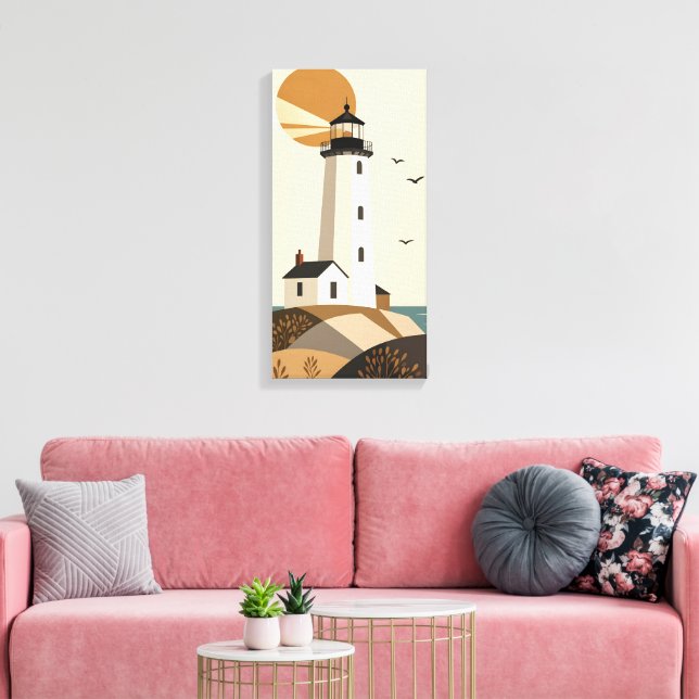 Leuchtturm Leinwanddruck (Insitu (Wohnzimmer))
