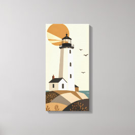 Leuchtturm Leinwanddruck