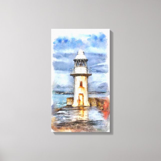 Leuchtturm Leinwanddruck (Vorderseite)