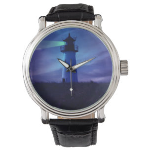 Leuchtturm-Leuchtfeuer Armbanduhr