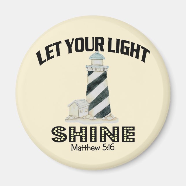 Leuchtturm Magnet (Vorne)