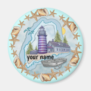 Leuchtturm Maine Shells Magnet