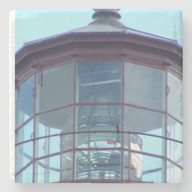 Leuchtturm Marmor Untersetzer (Vorderseite)