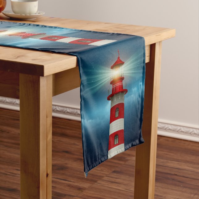Leuchtturm Mittelgroßer Tischläufer (Beispiel)