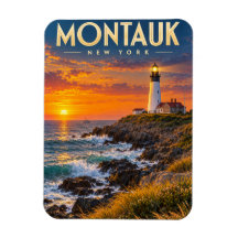 Leuchtturm Montauk Point Sonnenuntergang New York