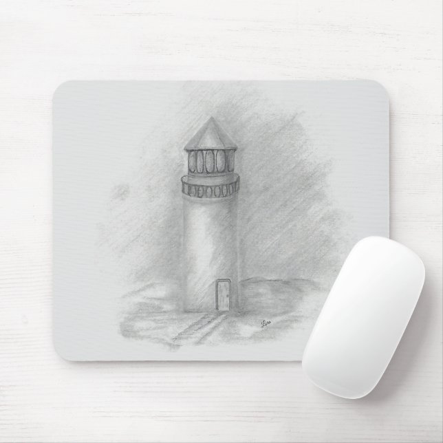Leuchtturm Mousepad (Mit Mouse)