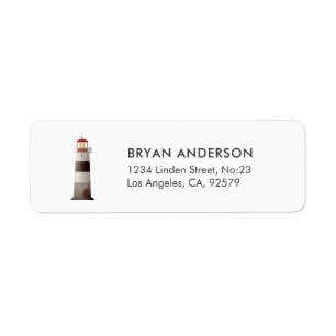 Leuchtturm Nautical Return Address Label