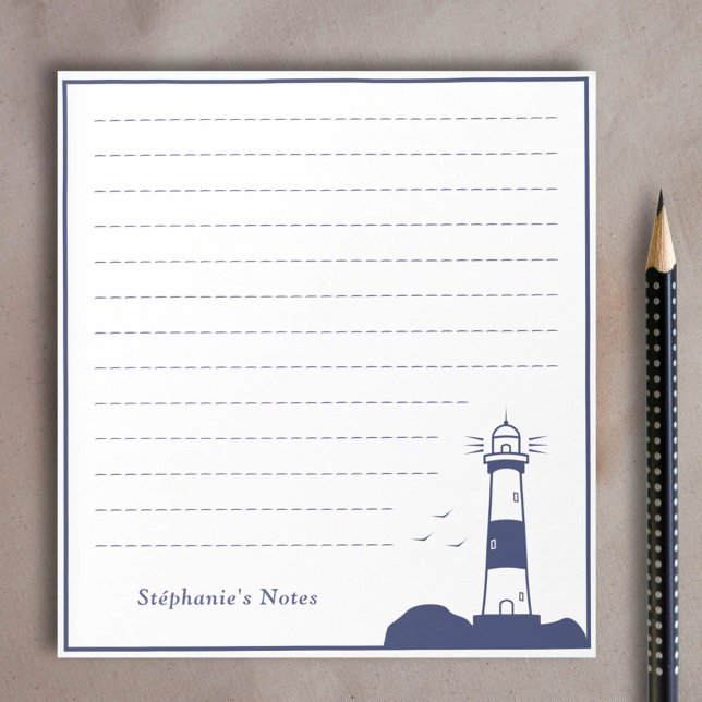 Leuchtturm Navy Blue Notizblock (Lighthouse Navy Blue Notepad)
