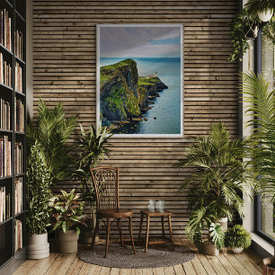 Leuchtturm Neist Point Canvas Druck - Insel Skye Leinwanddruck