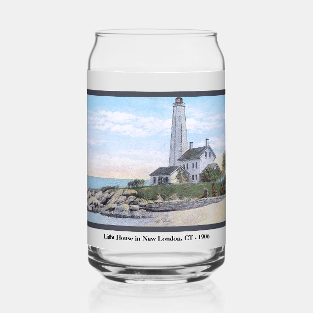 Leuchtturm New London CT  Dosenglas (Vorderseite)