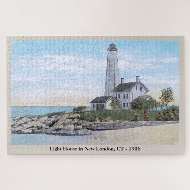 Leuchtturm New London CT  Puzzle (Horizontal)
